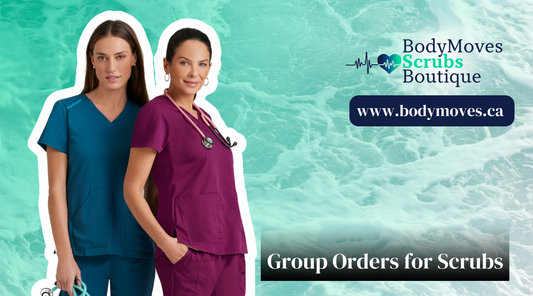 group orders for scrubs