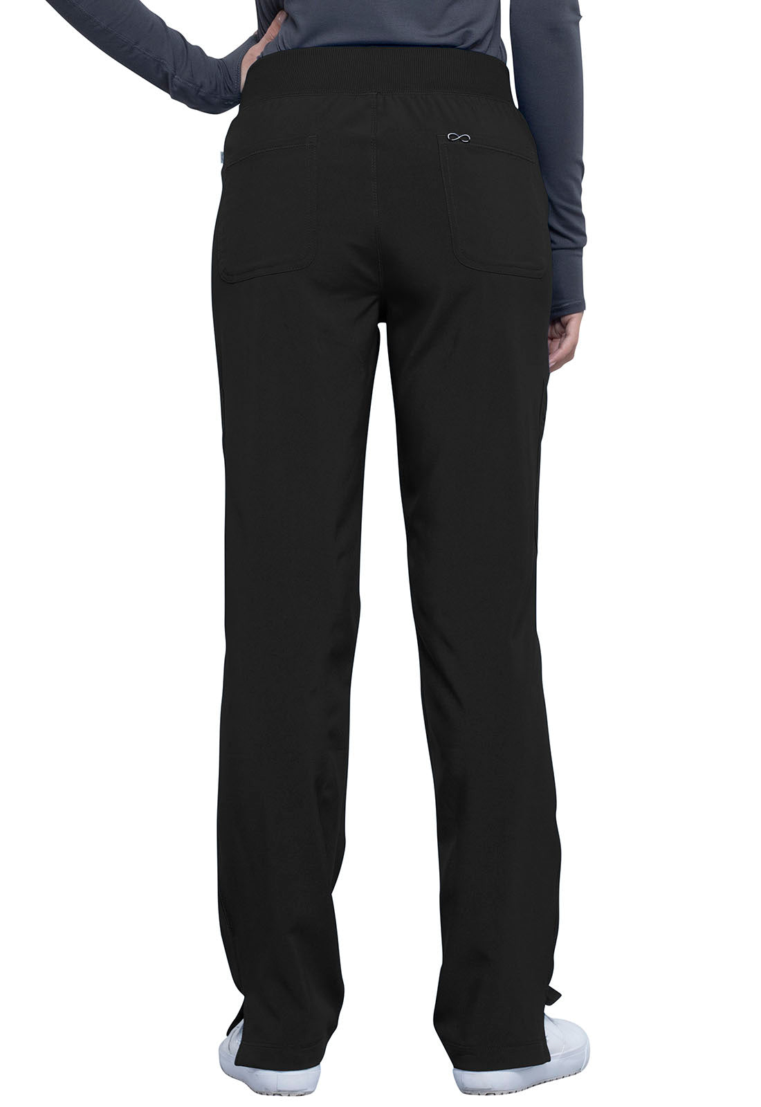 Women's Cherokee Infinity Mid Rise Tapered Leg Pull-on Pant - BodyMoves Scrubs Boutique