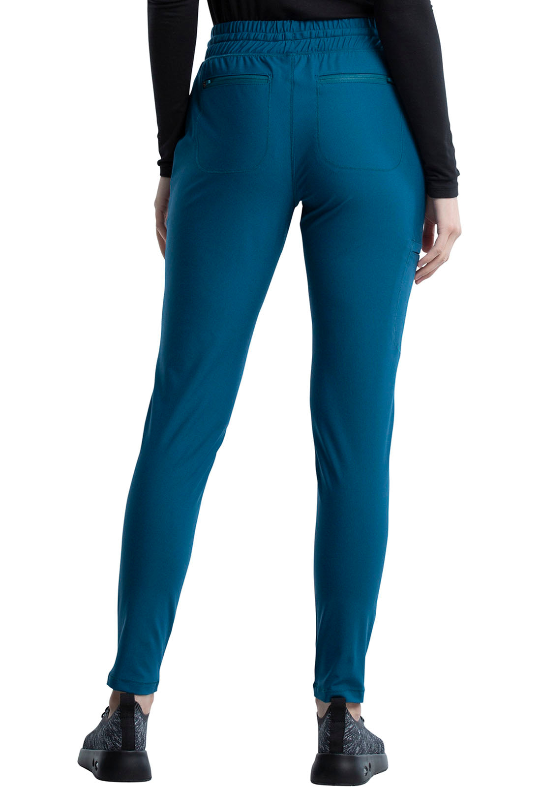 Women's Cherokee Form Mid Rise Tapered Leg Drawstring Pant (Tall Length)