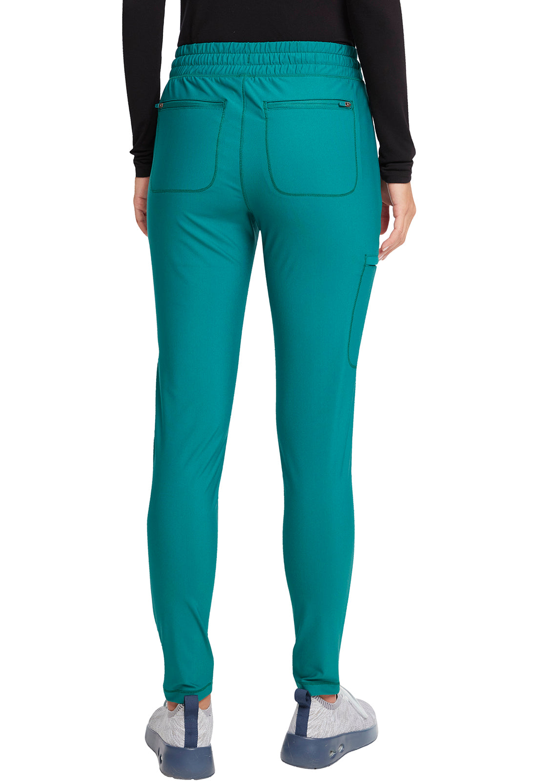 Women's Cherokee Form Mid Rise Tapered Leg Drawstring Pant (Tall Length)