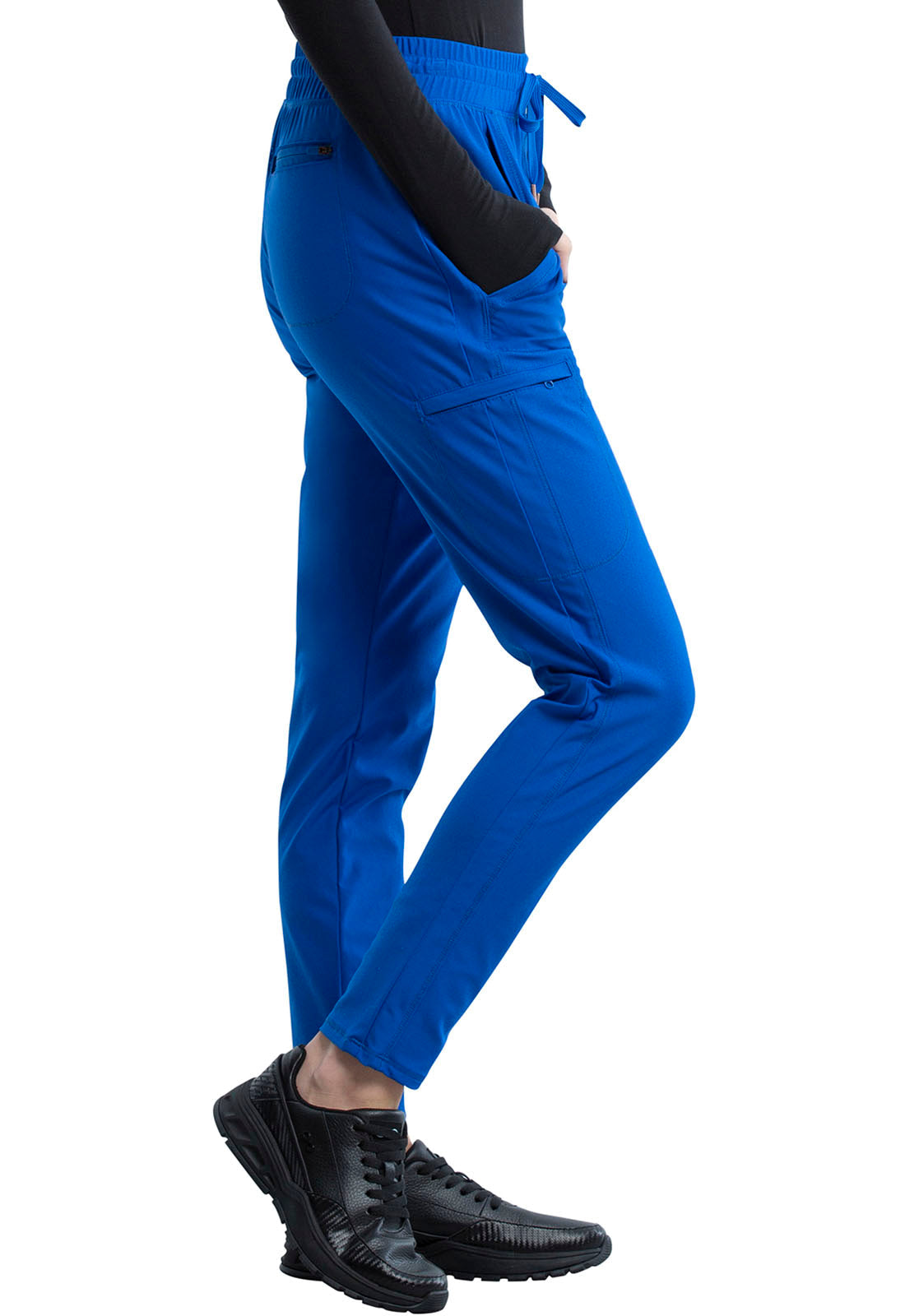 Women's Cherokee Form Mid Rise Tapered Leg Drawstring Pant (Tall Length)