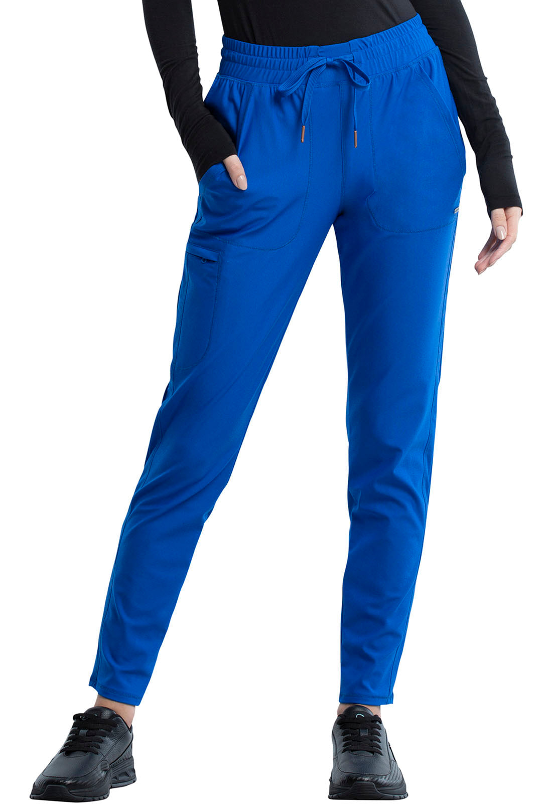 Women's Cherokee Form Mid Rise Tapered Leg Drawstring Pant (Tall Length)
