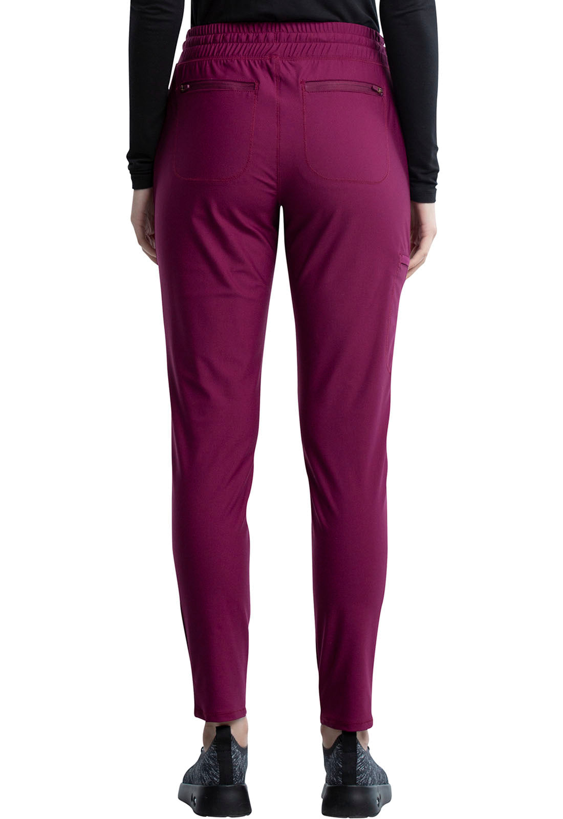 Women's Cherokee Form Mid Rise Tapered Leg Drawstring Pant (Tall Length)