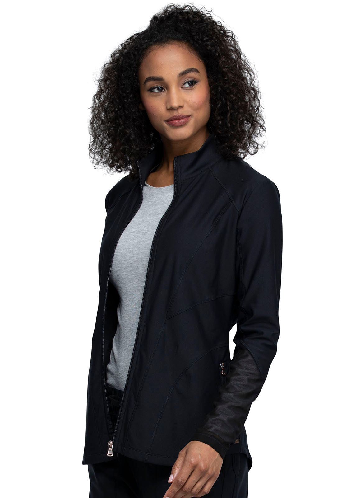 Women's Cherokee Form Zip Front Jacket - BodyMoves Scrubs Boutique