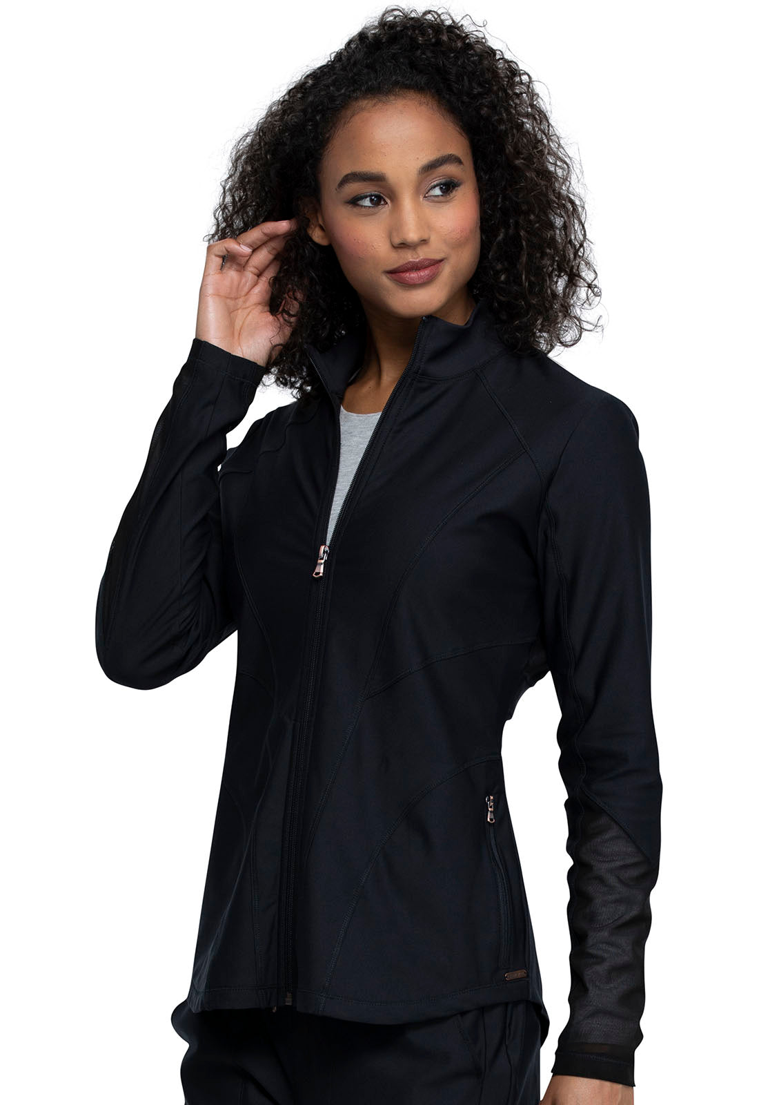 Women's Cherokee Form Zip Front Jacket - BodyMoves Scrubs Boutique