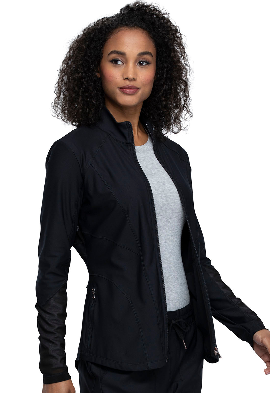 Women's Cherokee Form Zip Front Jacket - BodyMoves Scrubs Boutique