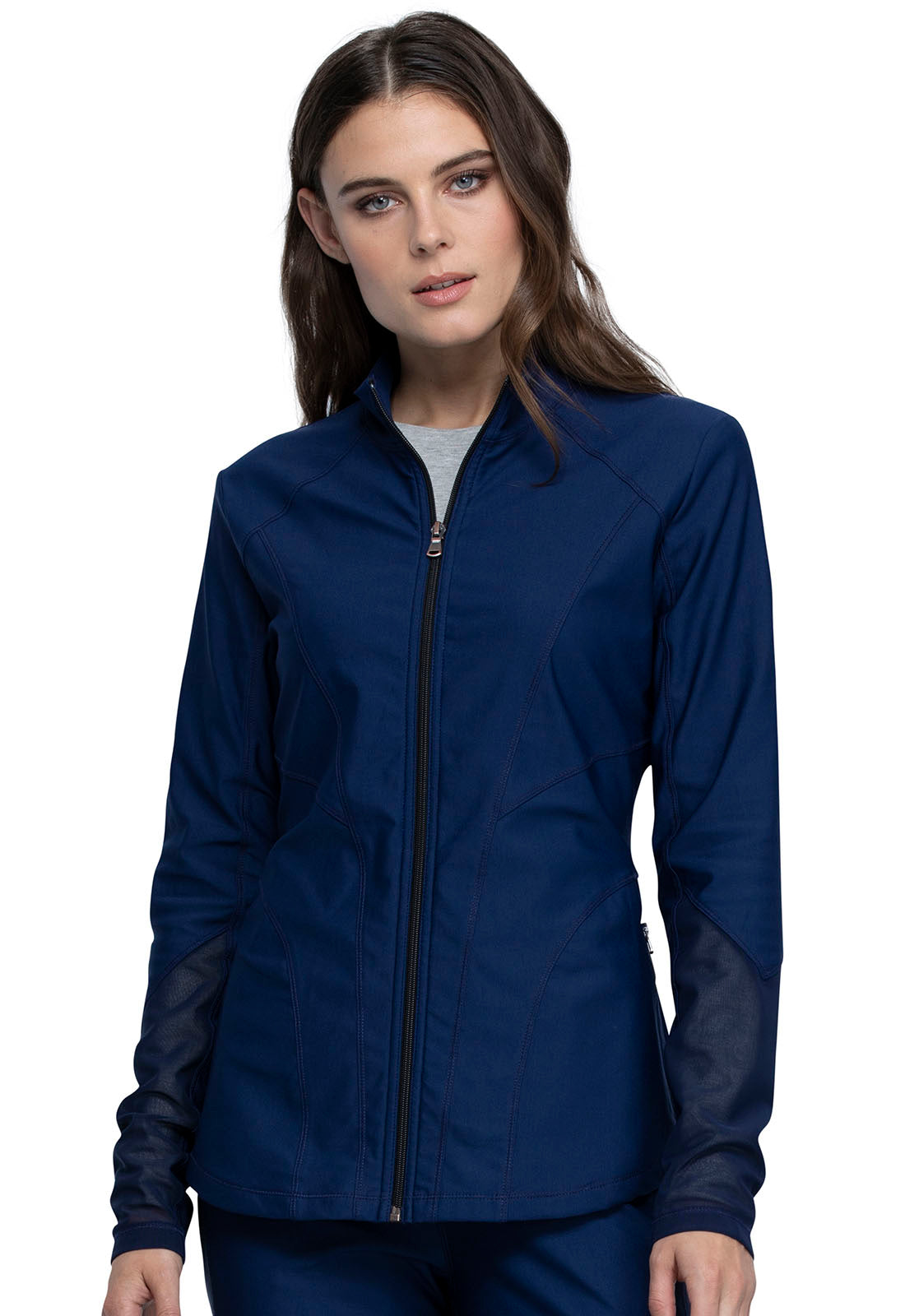 Women's Cherokee Form Zip Front Jacket - BodyMoves Scrubs Boutique