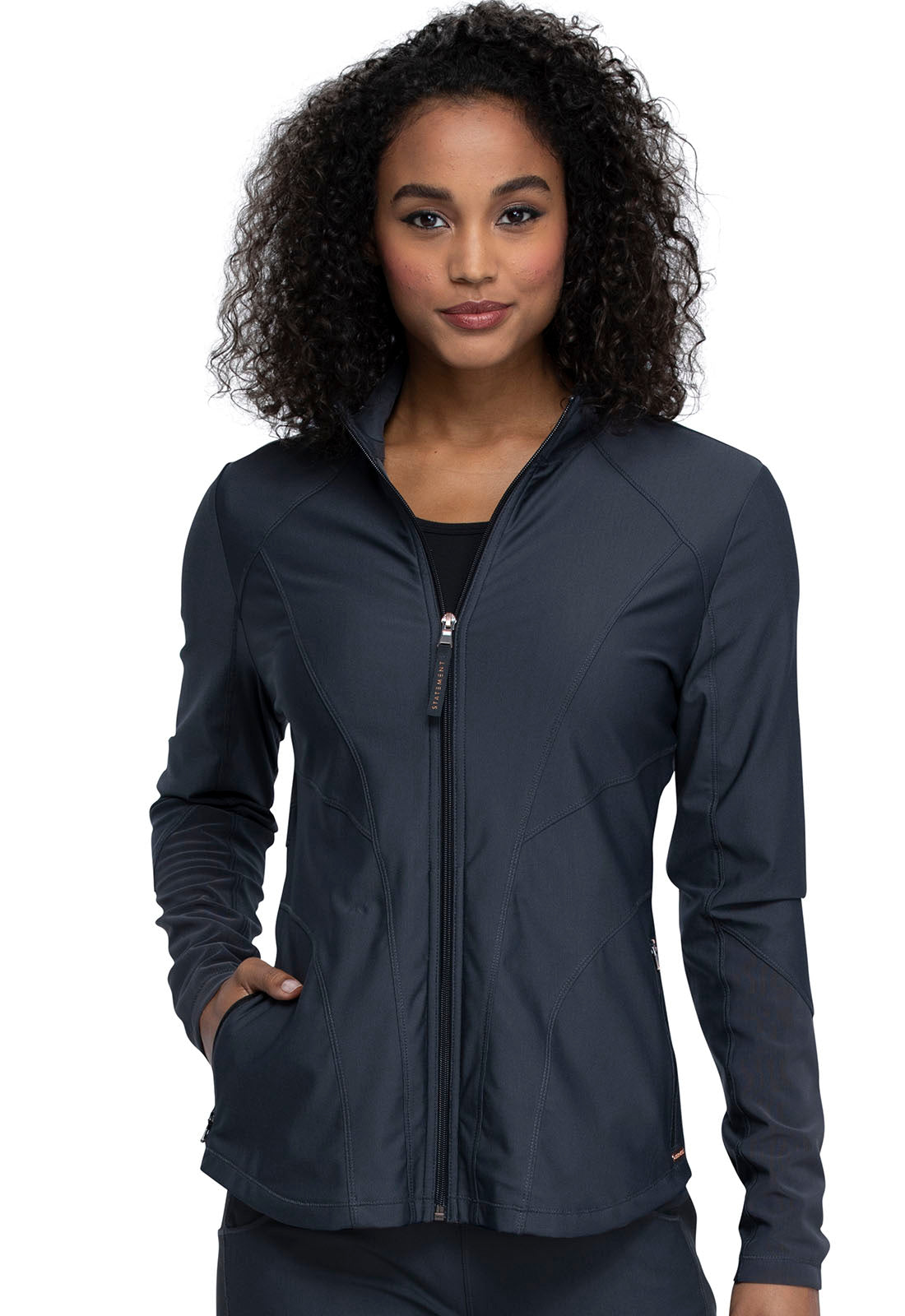 Women's Cherokee Form Zip Front Jacket - BodyMoves Scrubs Boutique