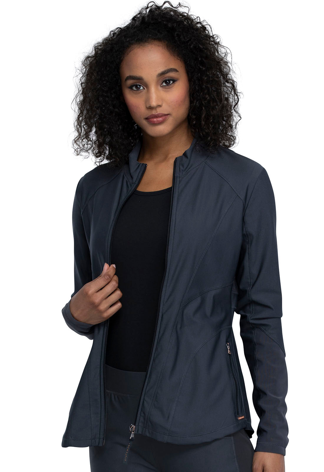 Women's Cherokee Form Zip Front Jacket - BodyMoves Scrubs Boutique