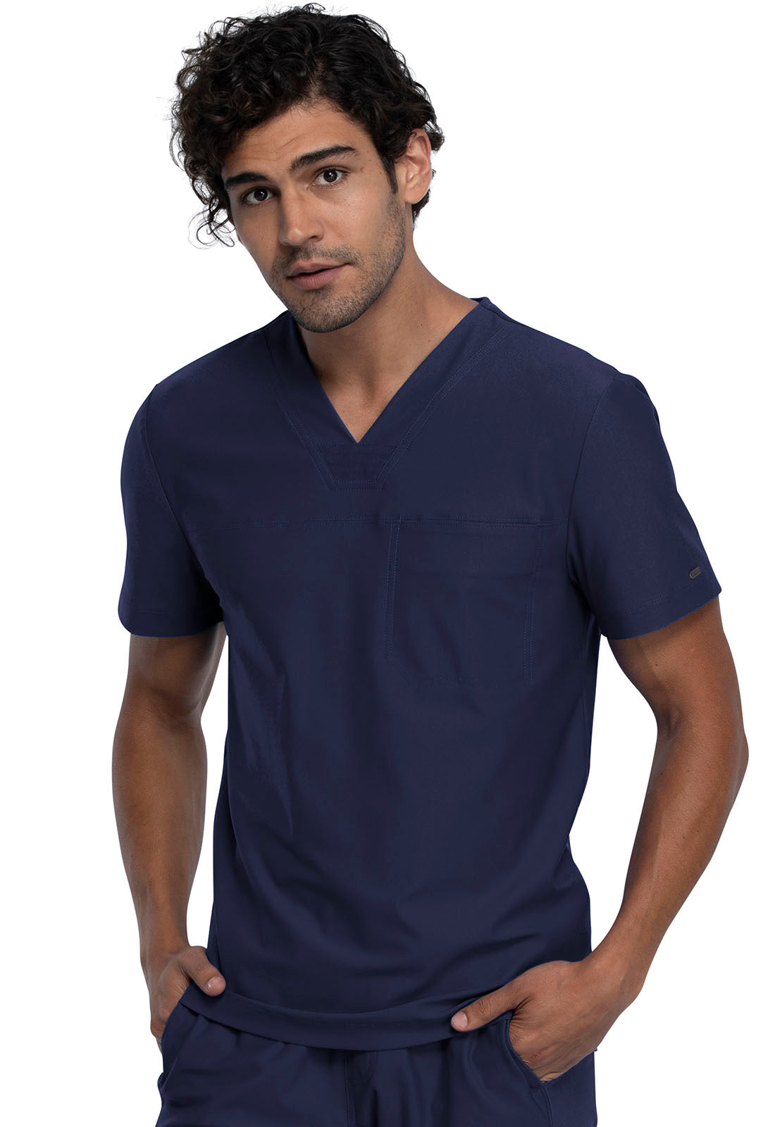 Men's Cherokee Form Tuckable V-Neck Top - BodyMoves Scrubs Boutique