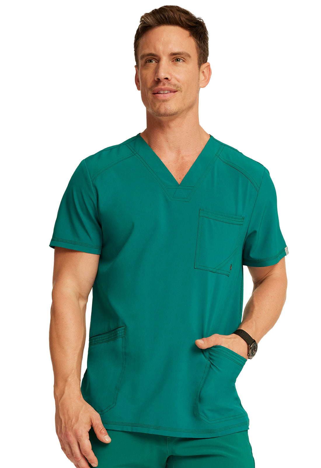 Men's Cherokee Infinity V-Neck Top - BodyMoves Scrubs Boutique