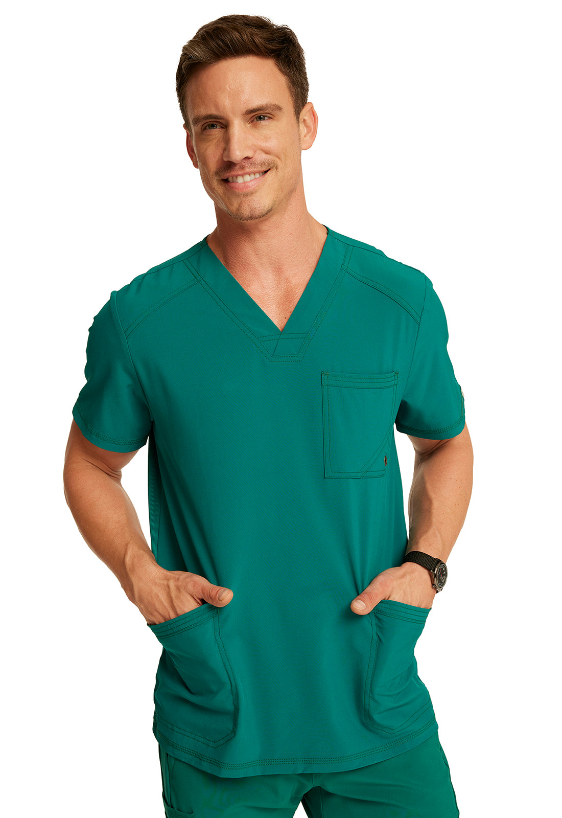 Men's Cherokee Infinity V-Neck Top - BodyMoves Scrubs Boutique