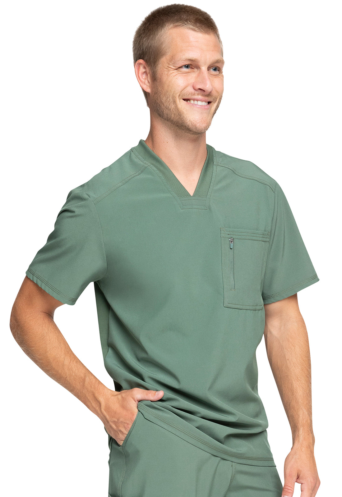 Men's Cherokee Infinity Tuckable V-Neck Top - BodyMoves Scrubs Boutique