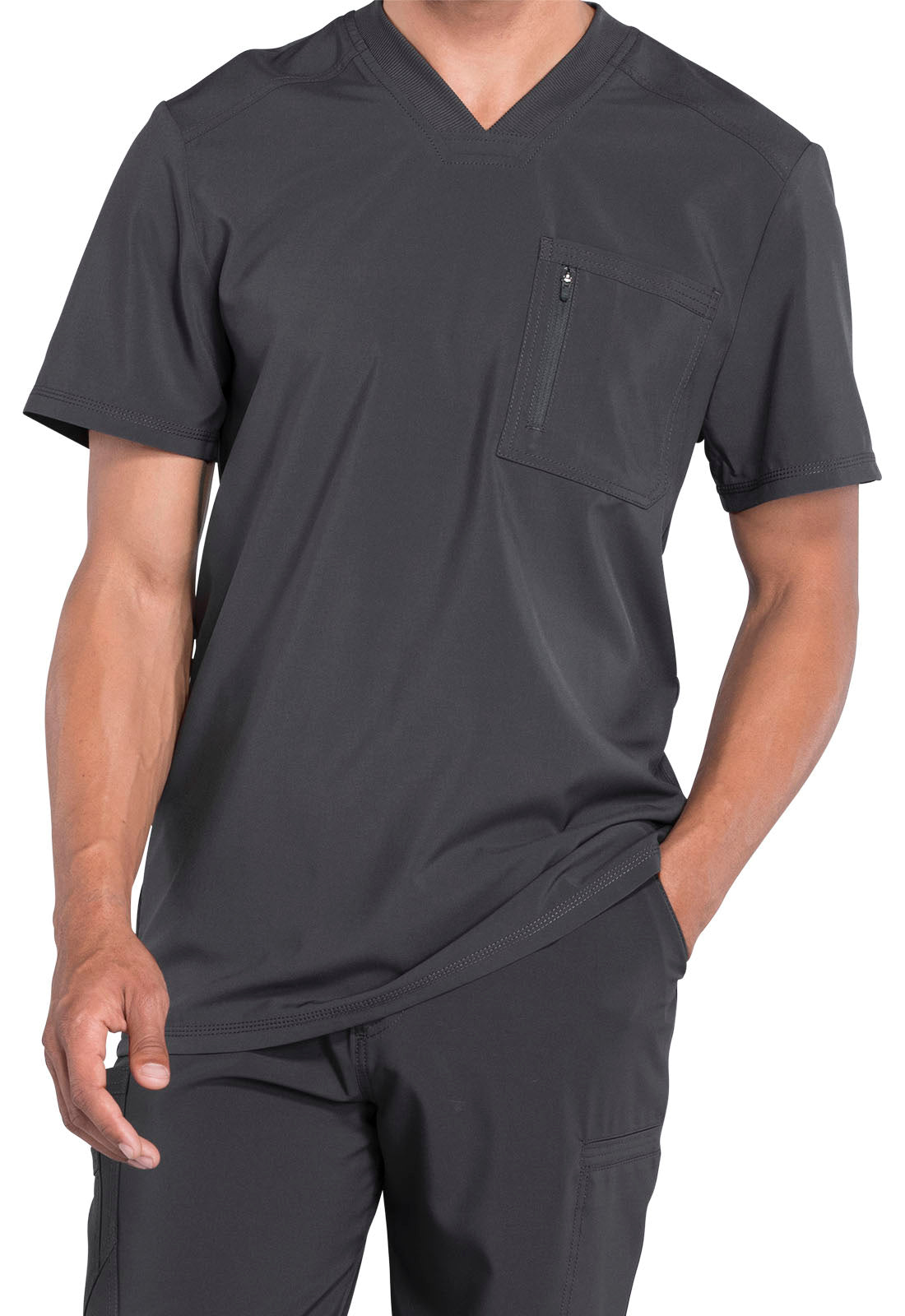 Men's Cherokee Infinity Tuckable V-Neck Top - BodyMoves Scrubs Boutique