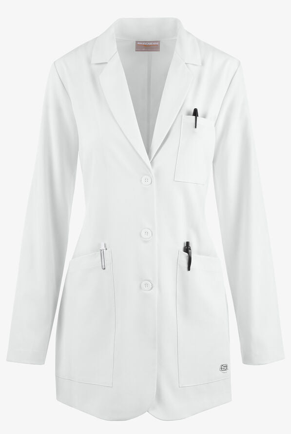 white lab coat