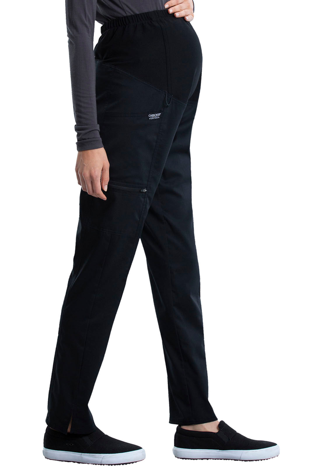 Women's Cherokee Maternity Straight Leg Pant - BodyMoves Scrubs Boutique