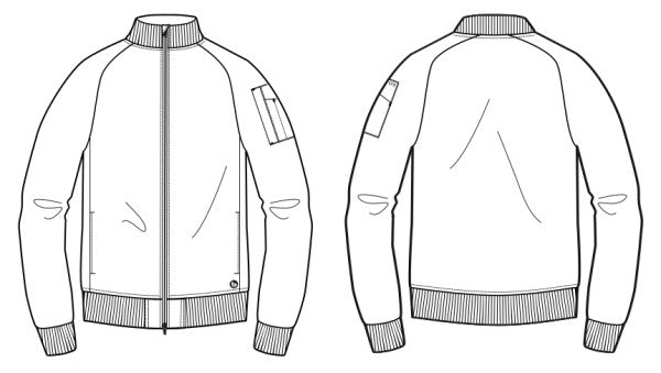 Men's Barco One "Amplify" Bomber Warm-Up Jacket