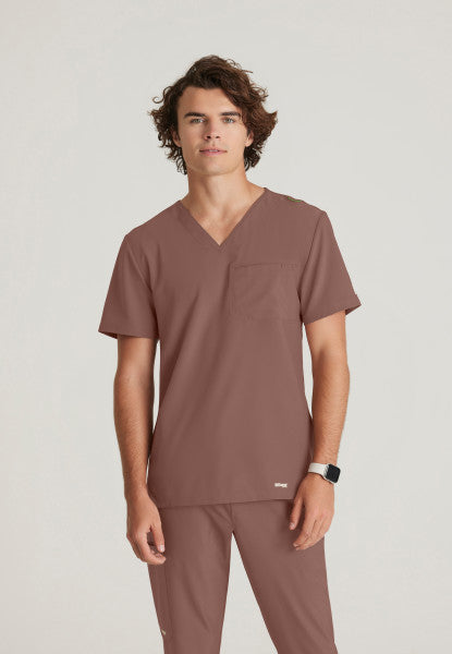 Men's Grey's Anatomy Evolve V-Neck "Journey" Top - BodyMoves Scrubs Boutique
