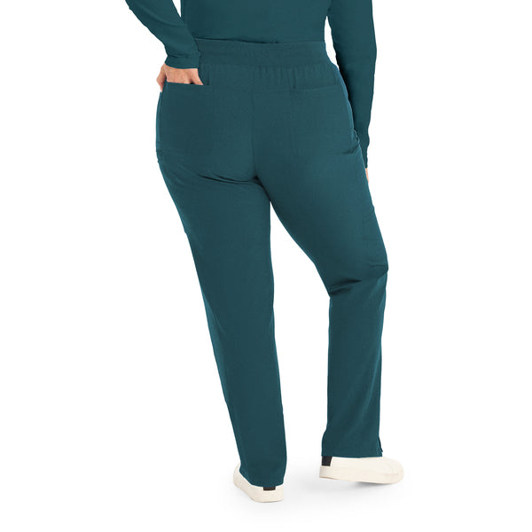 Women's Straight-Leg Cargo Scrub Pants (Petite Length) - BodyMoves Scrubs Boutique