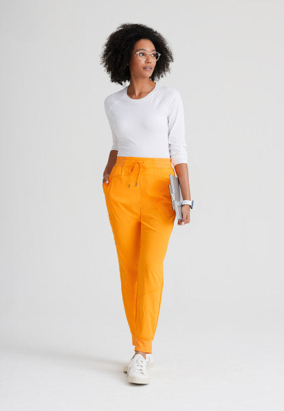 Women's BARCO ONE™ Boost Jogger *BRIGHT TURMERIC* - BodyMoves Scrubs Boutique