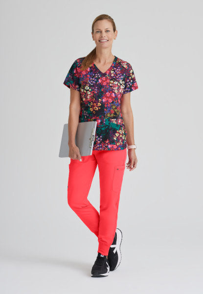 Grey's Anatomy "Wild Garden" Ella Print Top