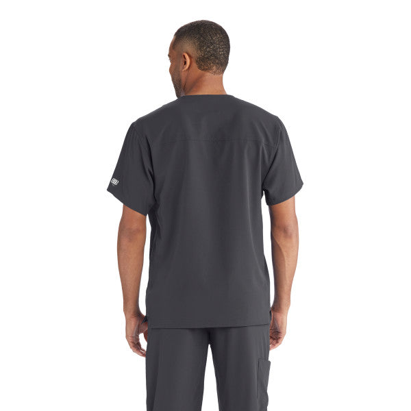 Men's SKECHERS™ Tuckable V-Neck Structure Top (Core Colours) - BodyMoves Scrubs Boutique