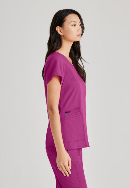 Women's Barco Unify PURPOSE Scrub Top *Magenta Rush*