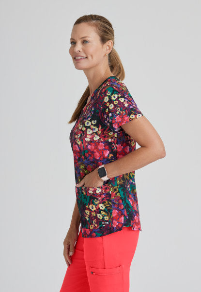 Grey's Anatomy "Wild Garden" Ella Print Top
