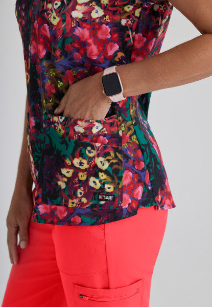 Grey's Anatomy "Wild Garden" Ella Print Top