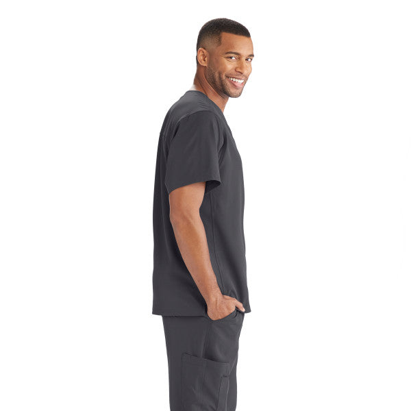 Men's SKECHERS™ Tuckable V-Neck Structure Top (Core Colours) - BodyMoves Scrubs Boutique