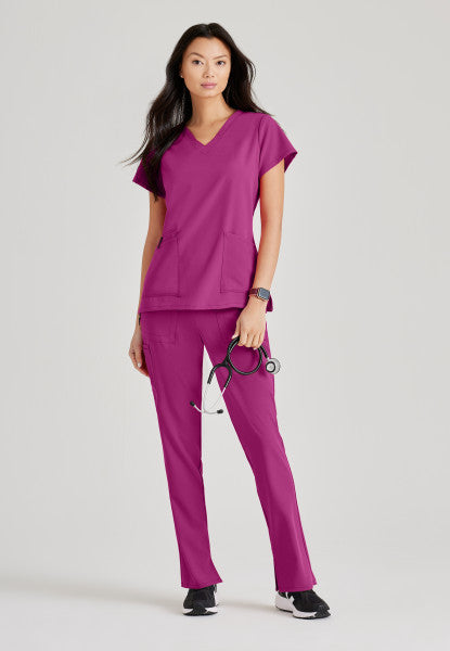 Women's Barco Unify PURPOSE Scrub Top *Magenta Rush*