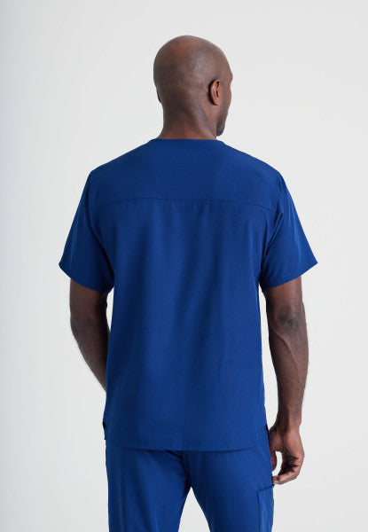 Men's SKECHERS™ Tuckable V-Neck Structure Top (Core Colours) - BodyMoves Scrubs Boutique