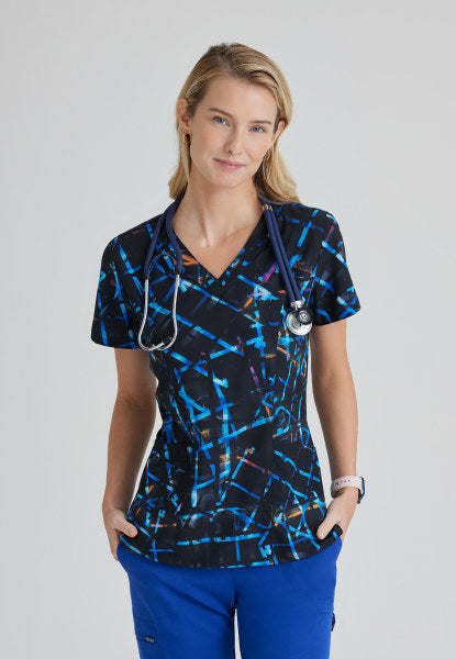 Women's BARCO ONE™ Fashion Print Top *Arcade Dreams*