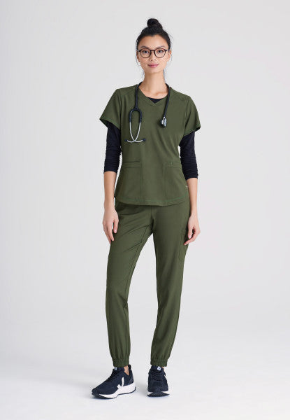 Women's Grey's Anatomy Evolve "Terra" Jogger in Tall Length - BodyMoves Scrubs Boutique