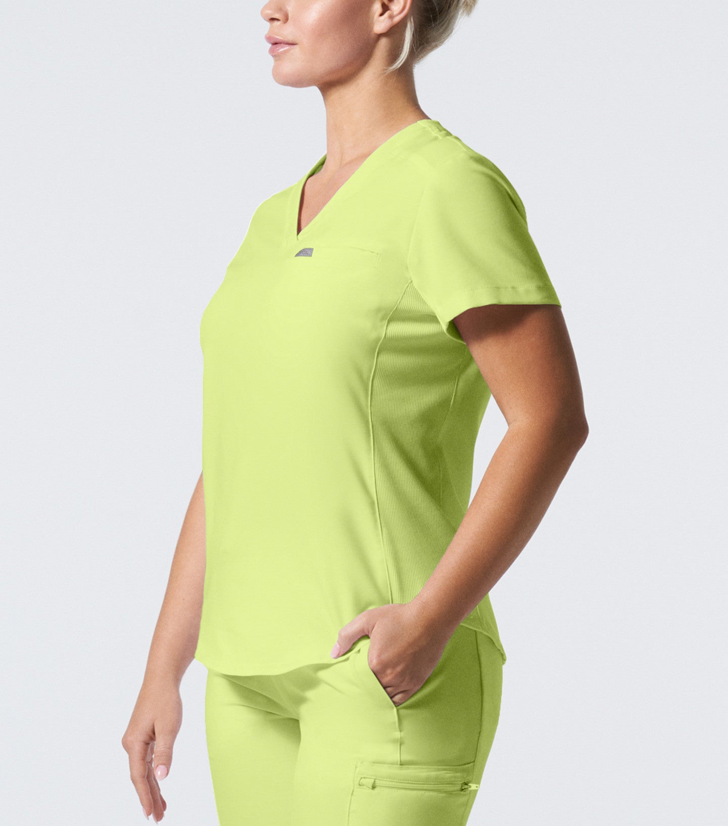 women's medical uniform tops, fashionable nurses uniforms, Women's Landau Forward 2-Pocket V-Neck Scrub Top