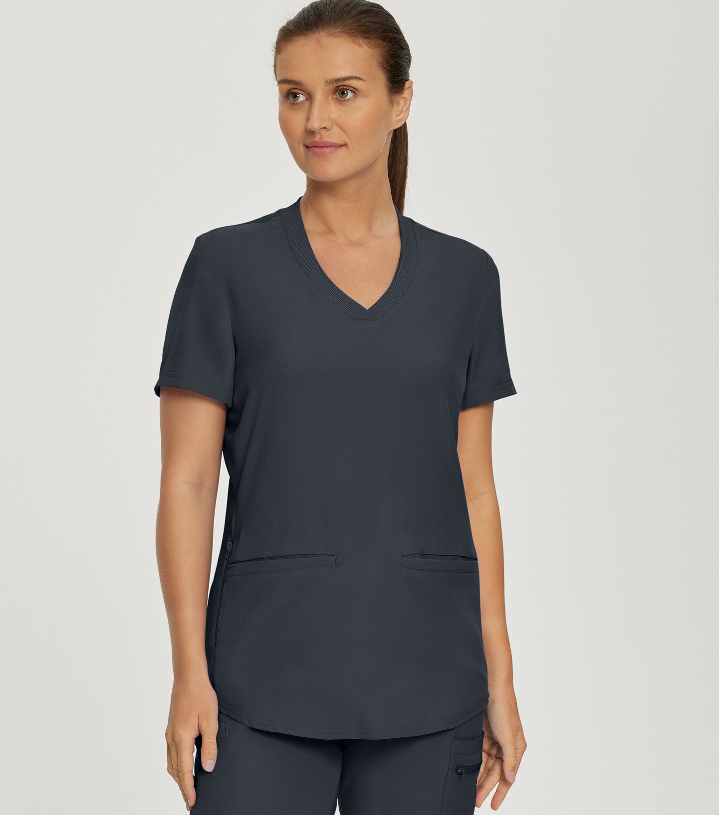 women's medical uniform tops, fashionable nurses uniforms, Women's Landau Forward 3-Pocket V-Neck Scrub Top
