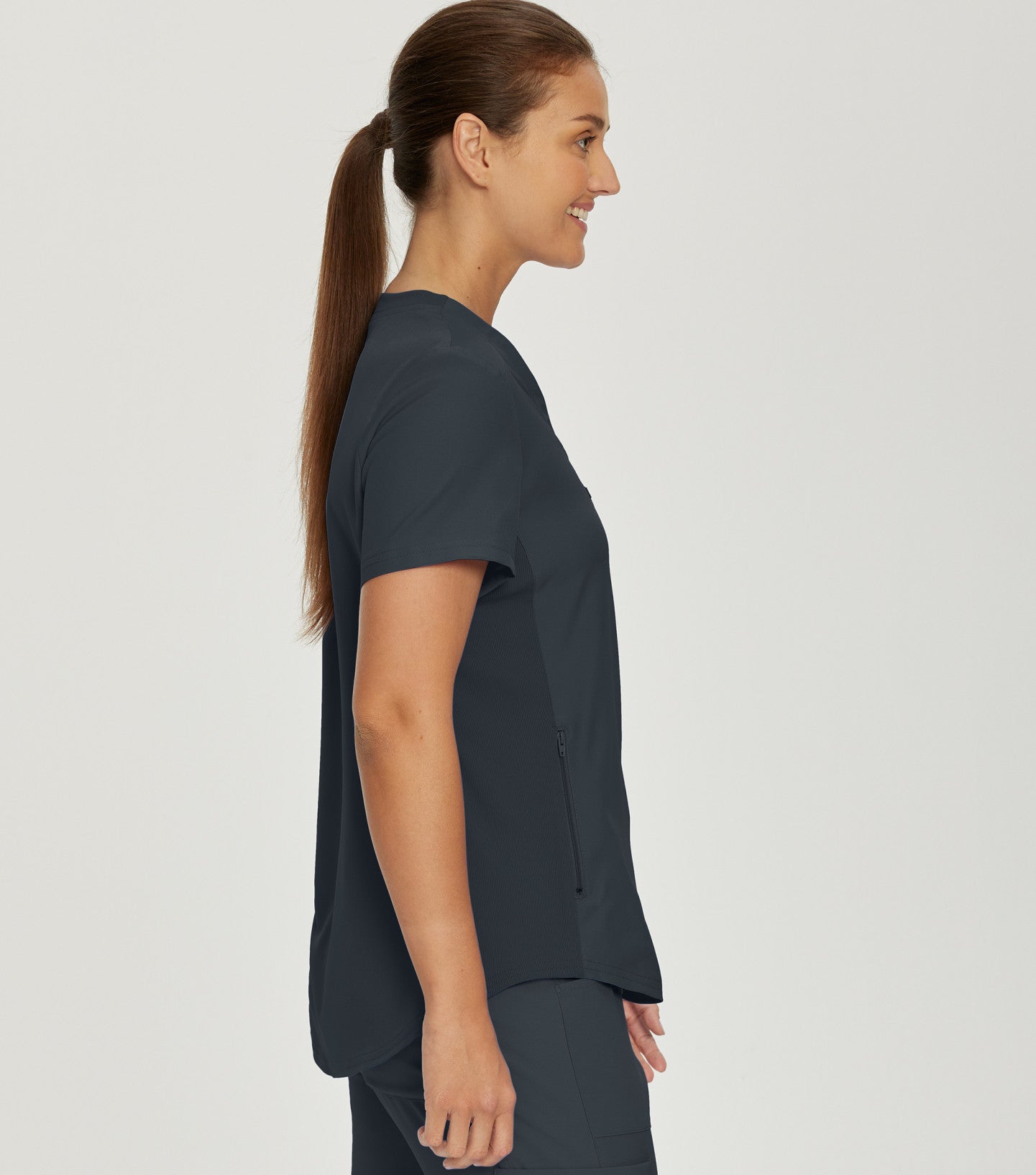 women's medical uniform tops, fashionable nurses uniforms, Women's Landau Forward 2-Pocket V-Neck Scrub Top