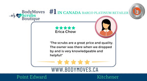 BodyMoves Scrubs Boutique is Canada’s #1 Barco Platinum Retailer