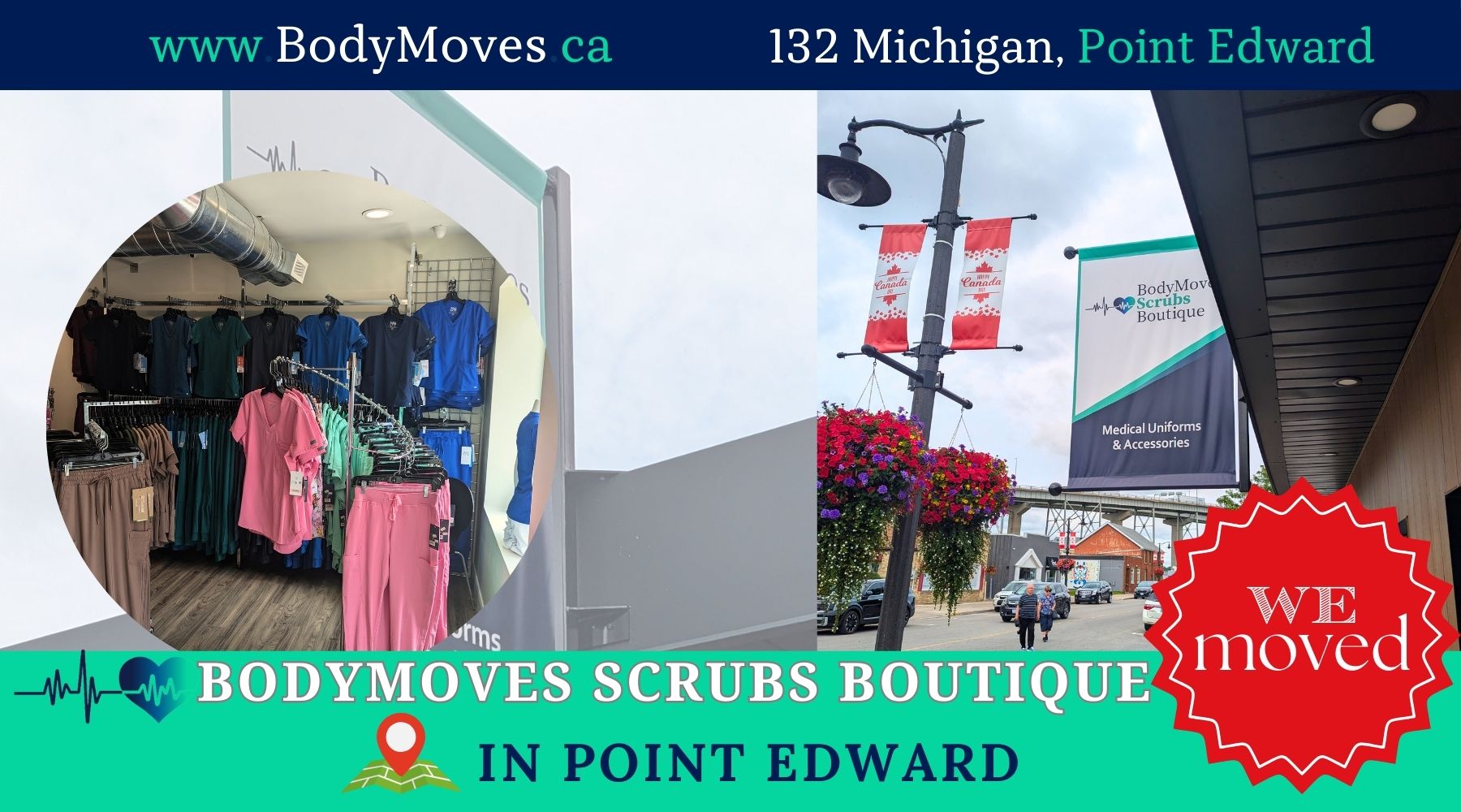 BodyMoves Scrubs Boutique in Point Edward
