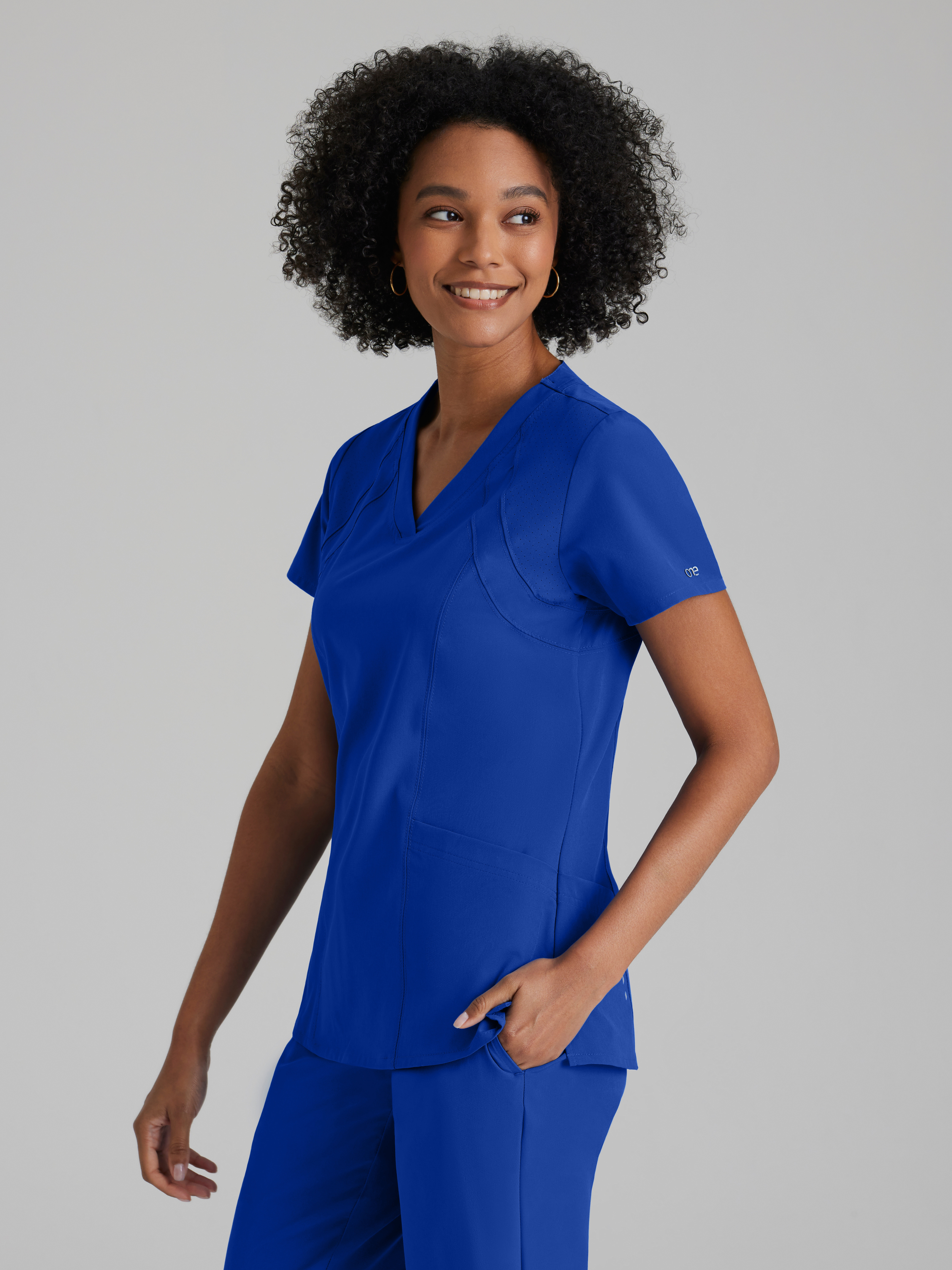 Racer 4-Pocket V-Neck Scrub Top BARCO® One