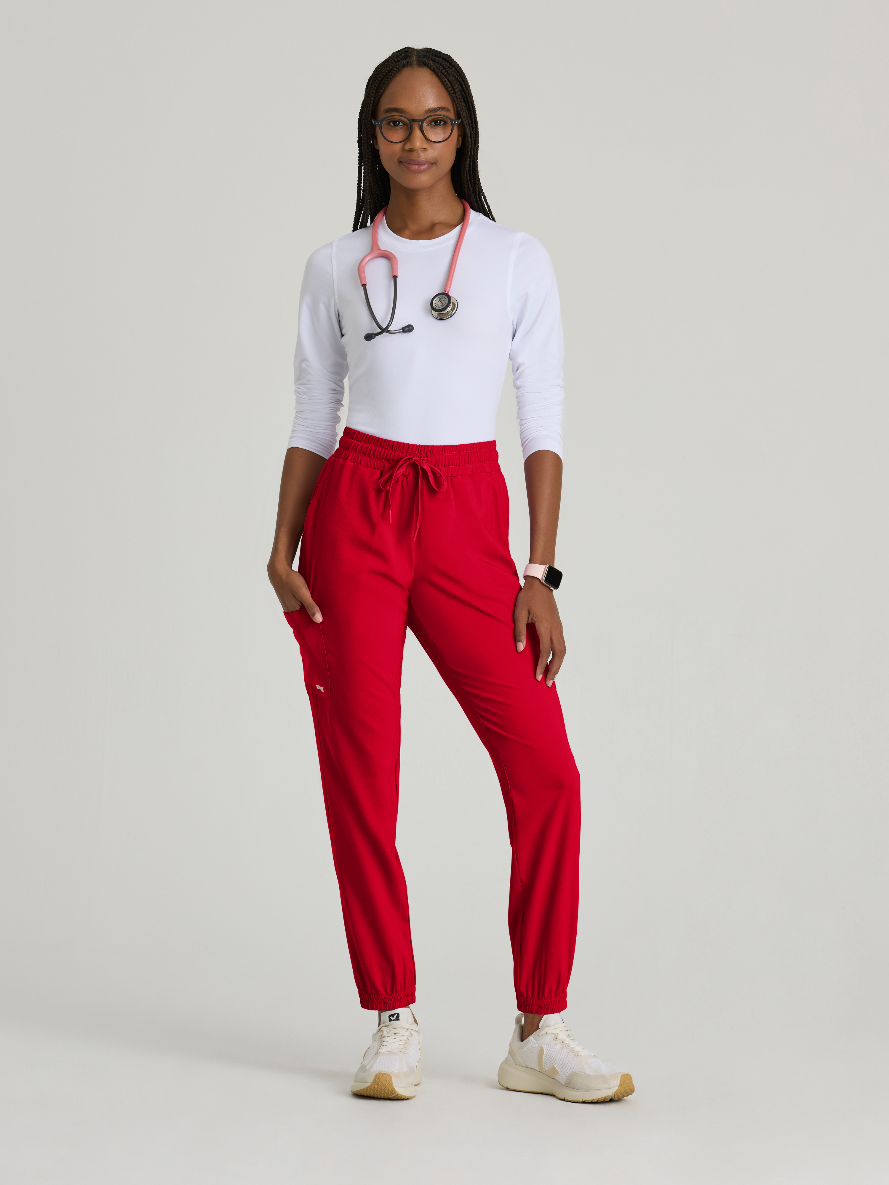 Terra 6-Pocket Mid-Rise Ciclo® Jogger Scrub Pant Grey's Anatomy™ by BARCO® Evolve