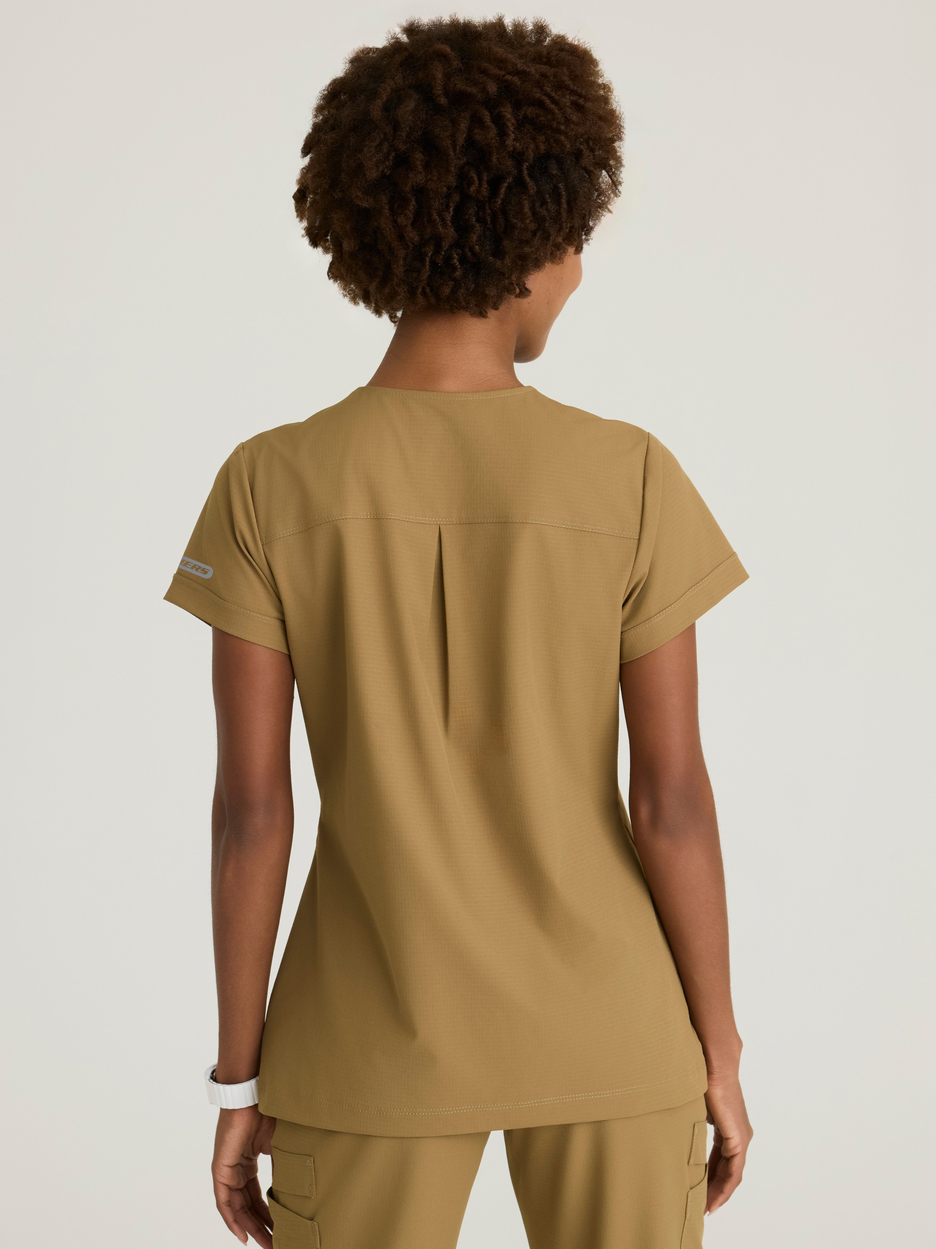 Trek 2-Pocket Rounded Neck Tuck-In Top Skechers™ by BARCO® Ripstop