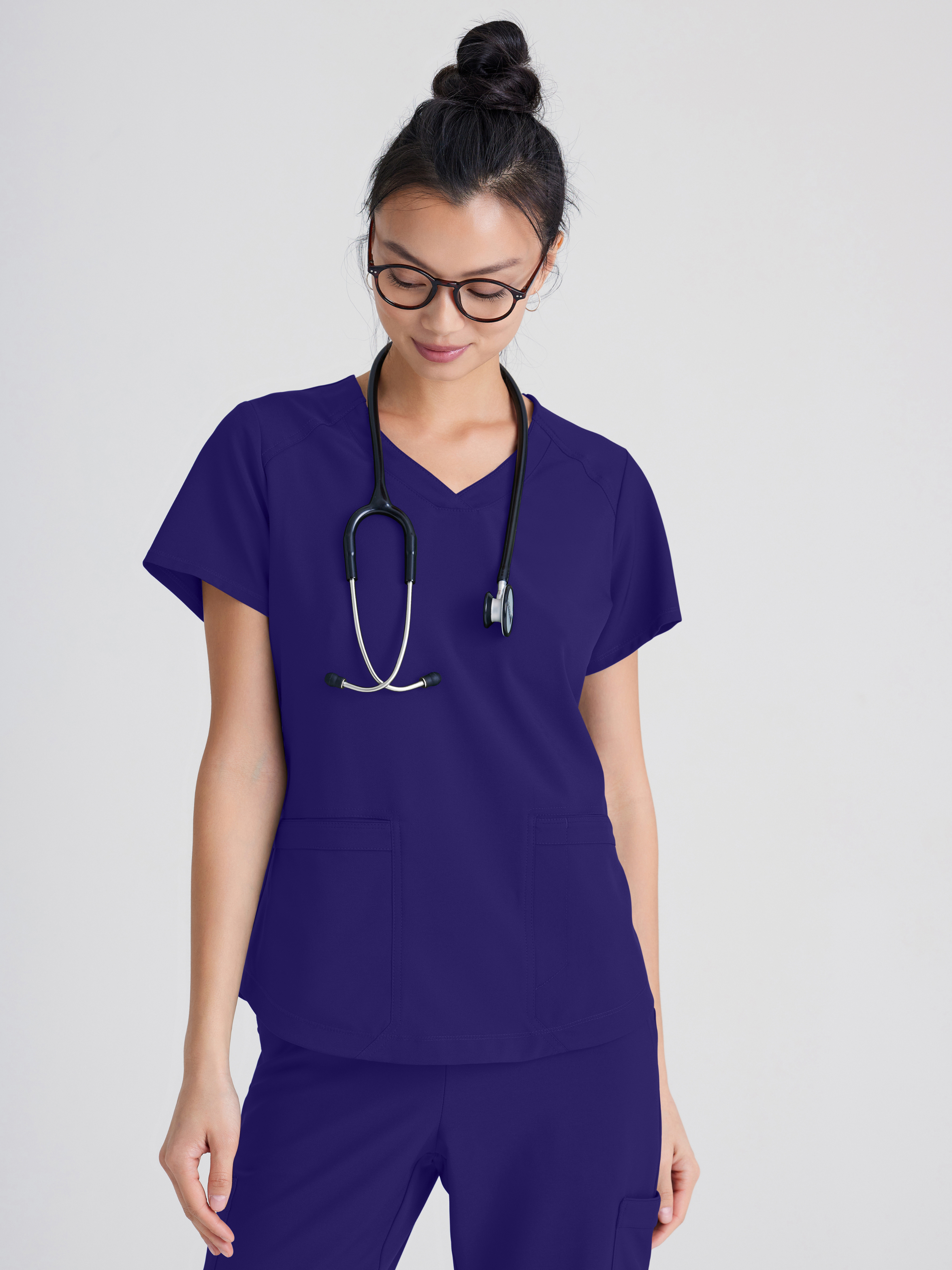 Rhythm 2-Pocket Ciclo® Scrub Top Grey's Anatomy™ by BARCO®  Evolve