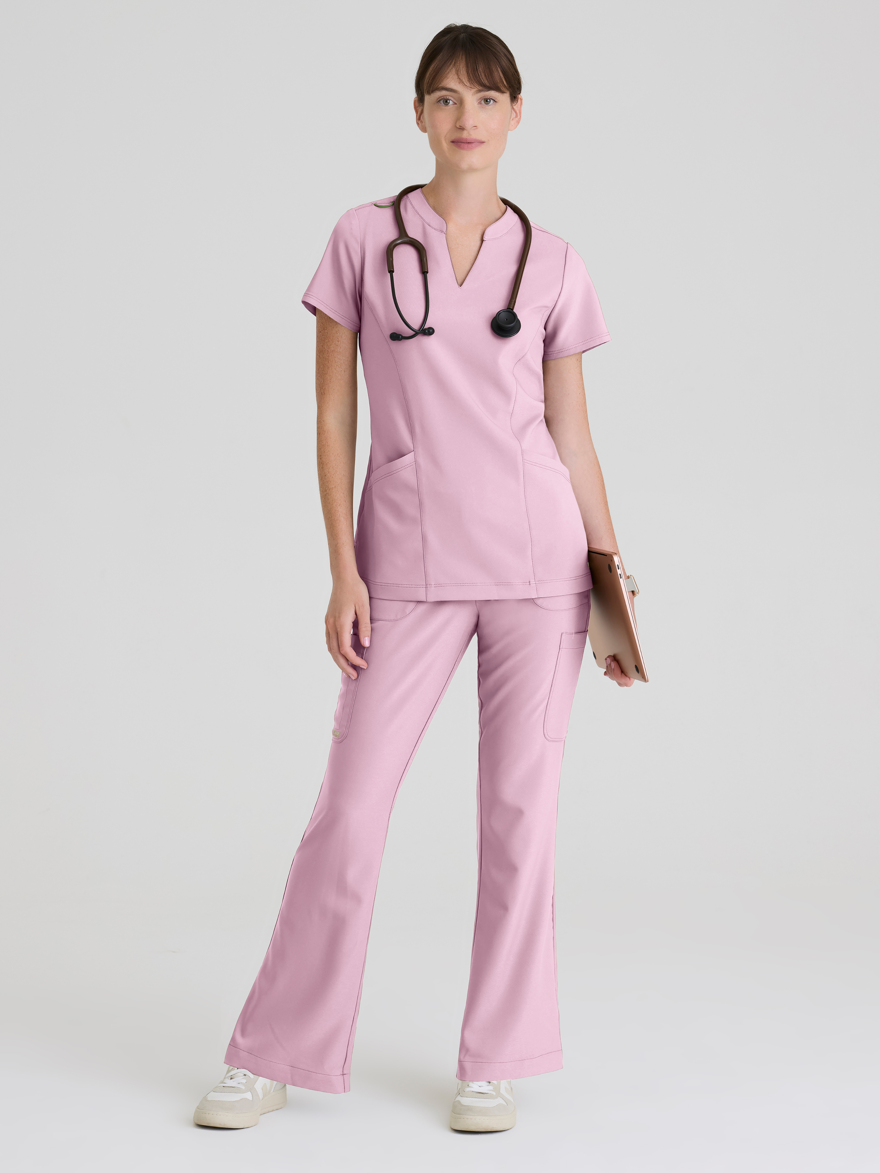 Sky 6-Pocket Jersey Waistband Fit & Flare Pant Grey's Anatomy™ by BARCO® Evolve