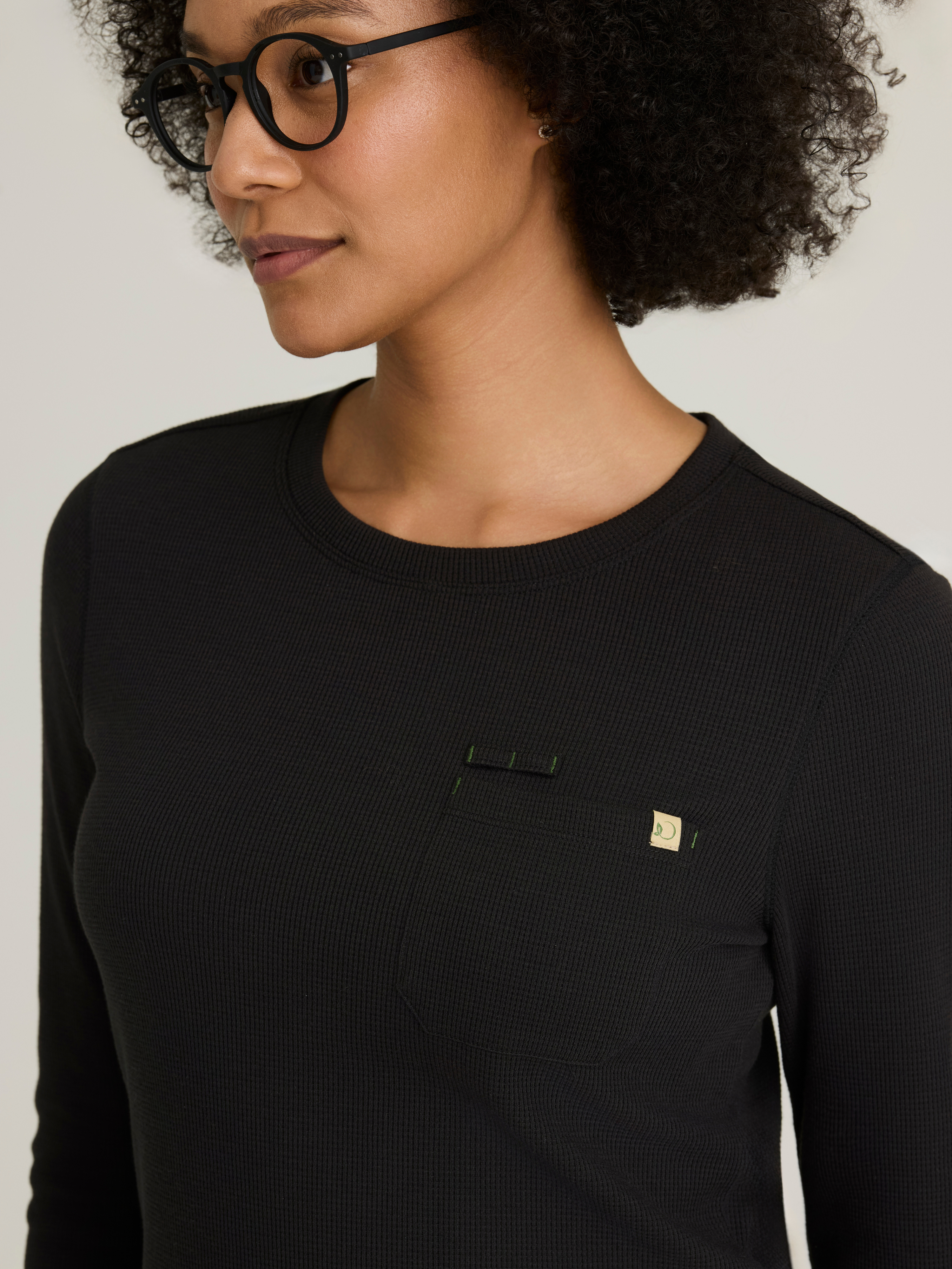 Wanderlust Waffle Knit Top Grey's Anatomy™ by BARCO® Evolve Stretch