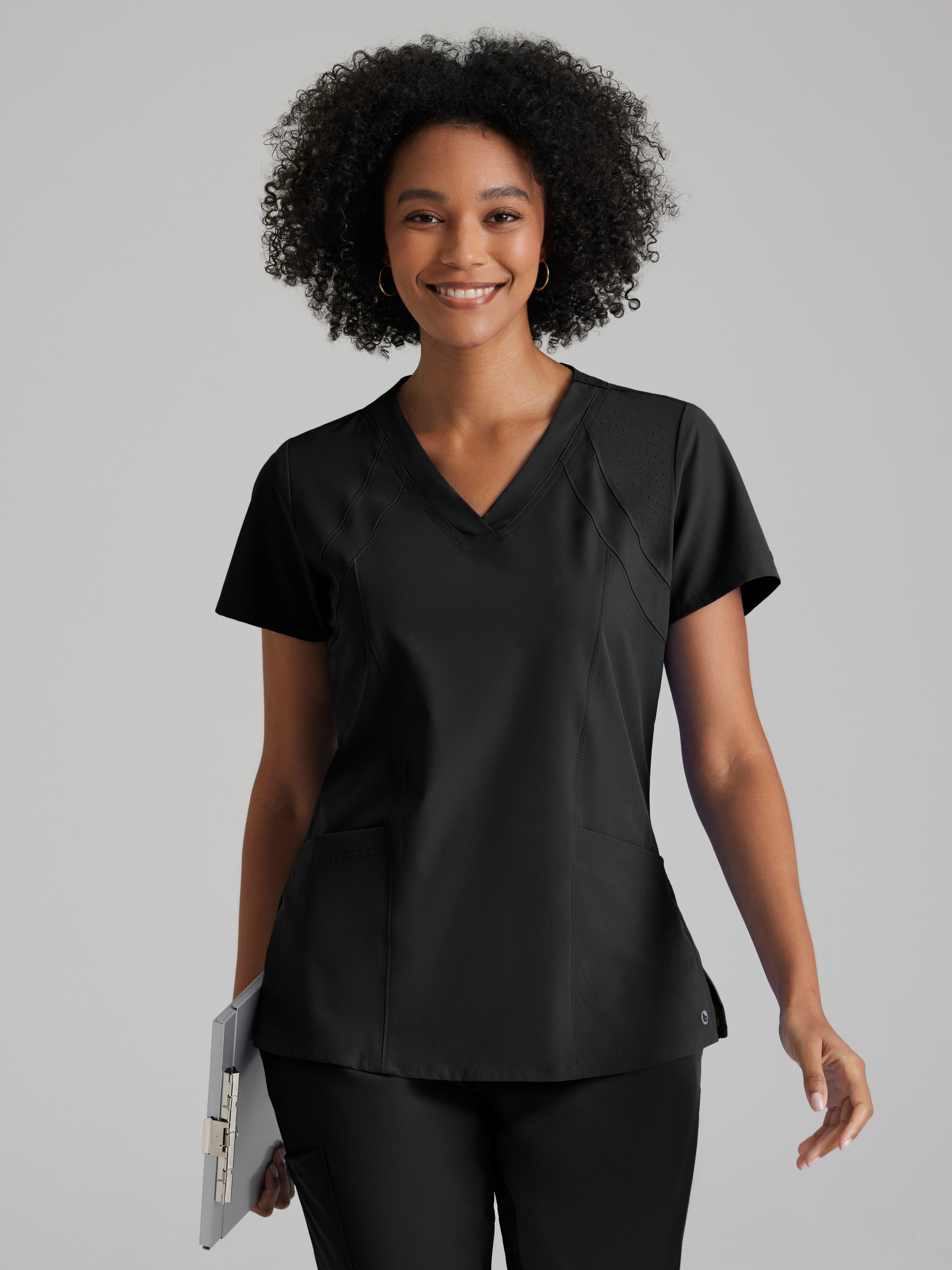 Racer 4-Pocket V-Neck Scrub Top BARCO® One