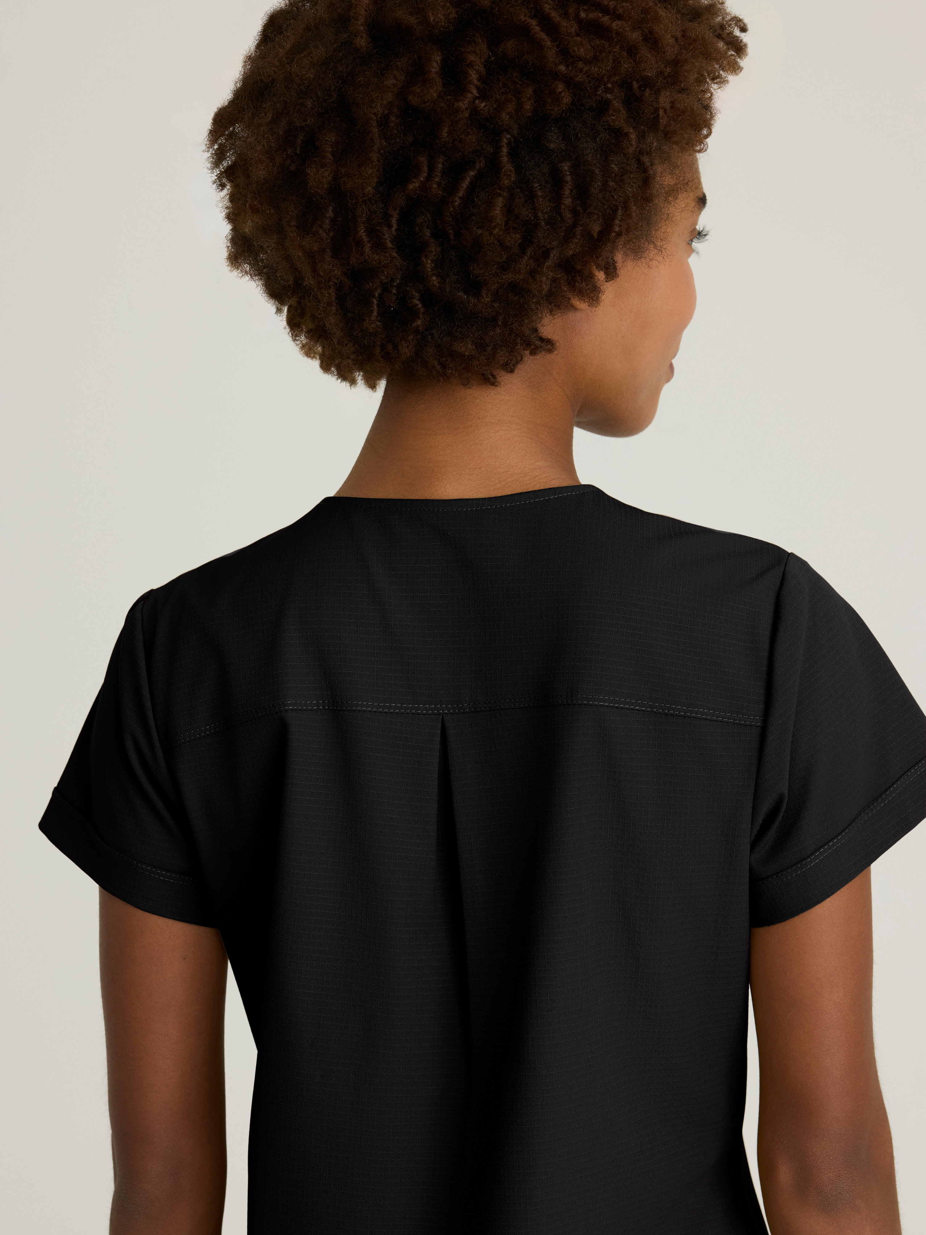 Trek 2-Pocket Rounded Neck Tuck-In Top Skechers™ by BARCO® Ripstop