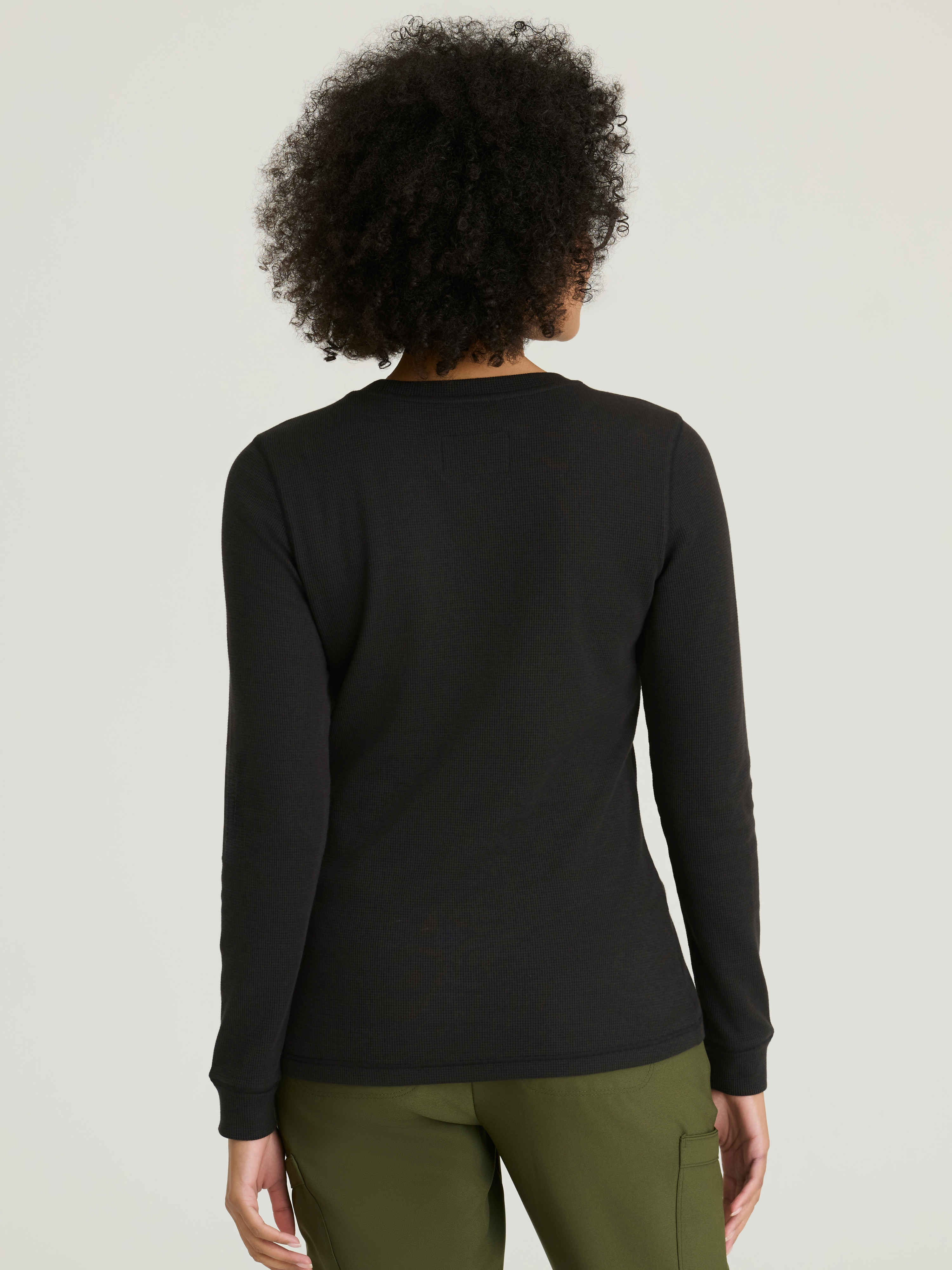 Wanderlust Waffle Knit Top Grey's Anatomy™ by BARCO® Evolve Stretch