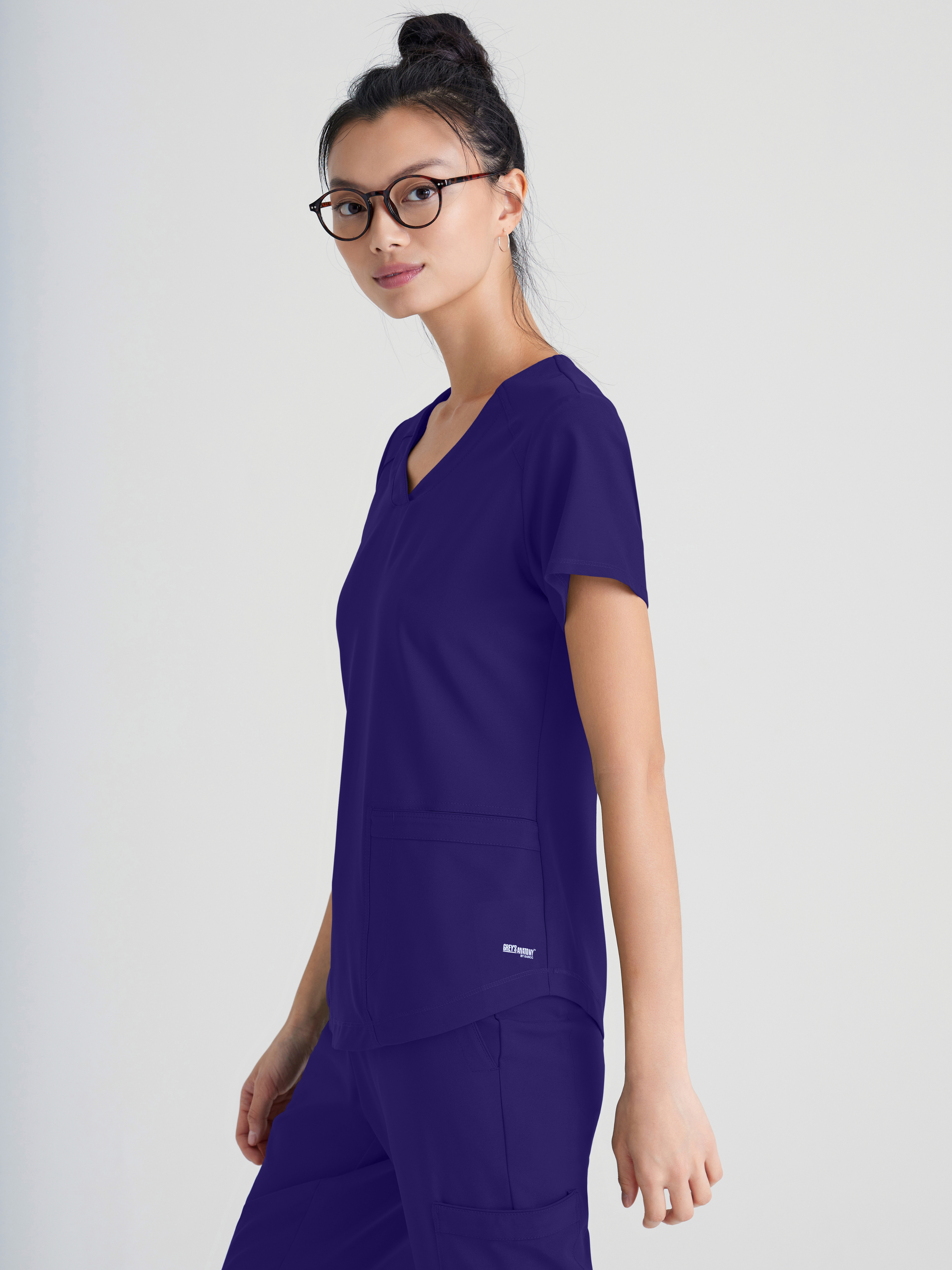 Rhythm 2-Pocket Ciclo® Scrub Top Grey's Anatomy™ by BARCO®  Evolve