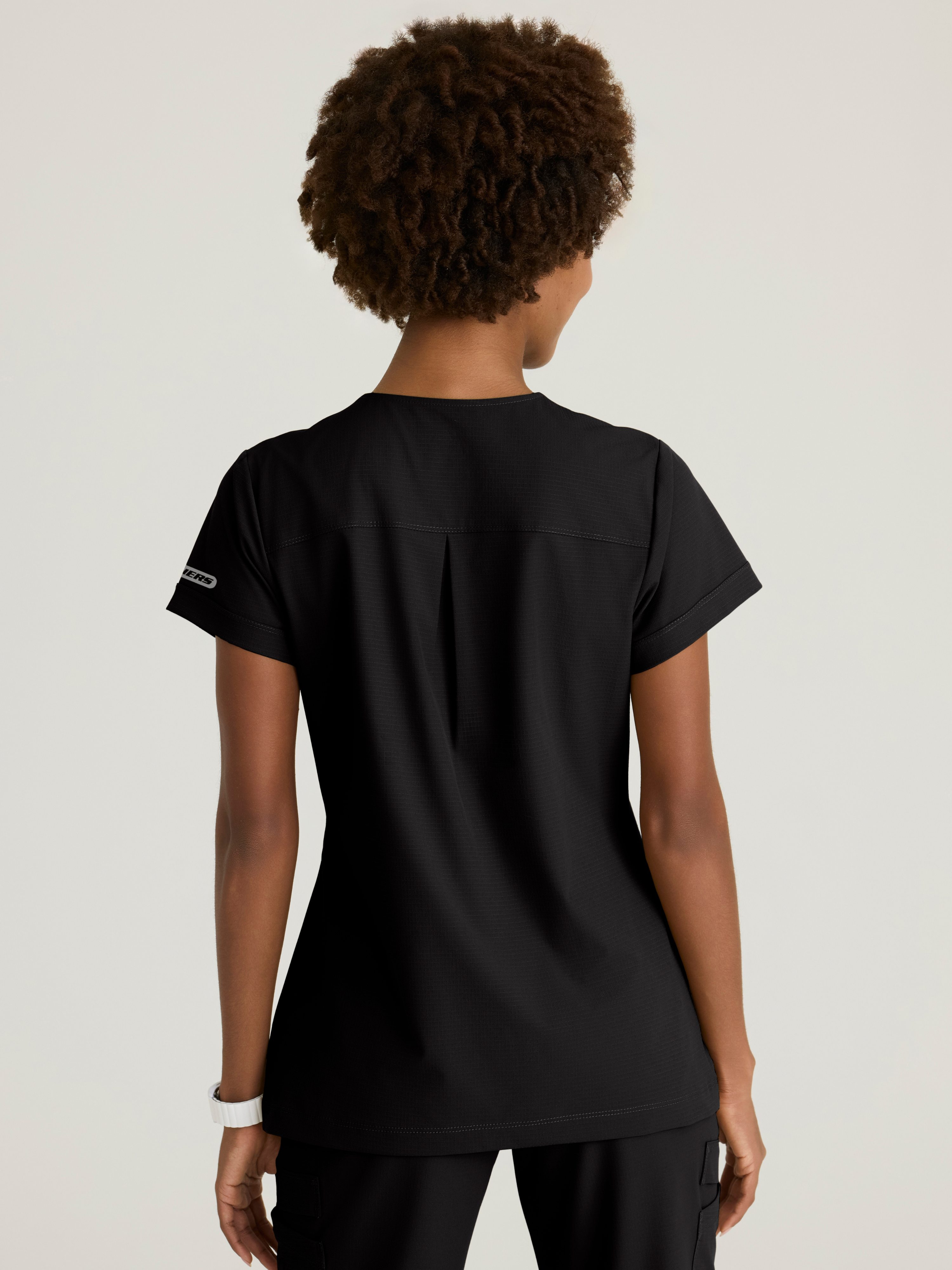 Trek 2-Pocket Rounded Neck Tuck-In Top Skechers™ by BARCO® Ripstop